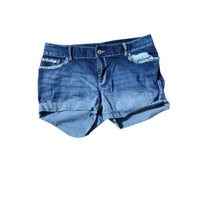 Juniors Ariya Jeans Blue Jean Shorts Size 18 #374